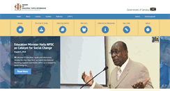 Desktop Screenshot of moey.gov.jm